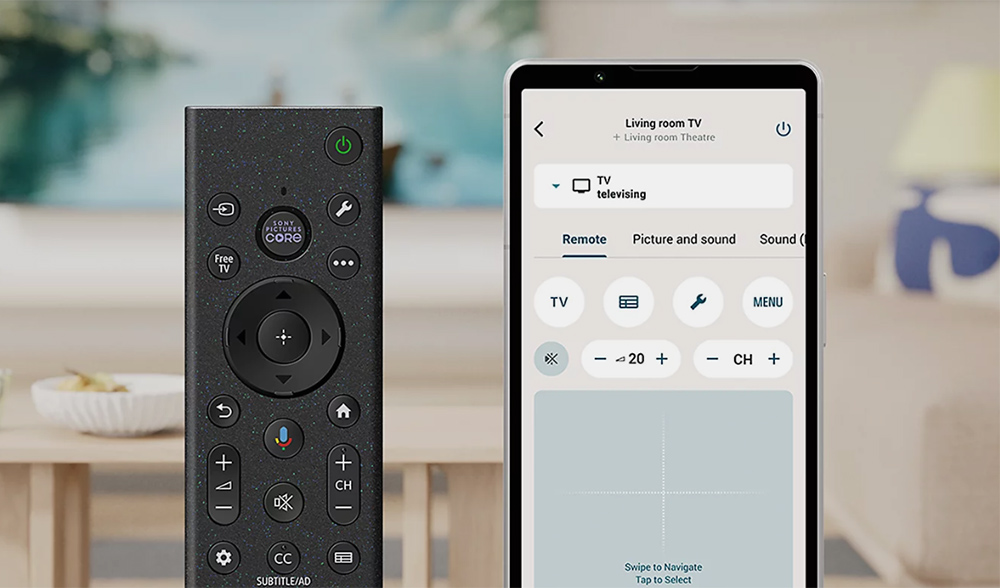 Điều khiển dễ dàng Sony Google TV True RGB BRAVIA 9 II K-85XR90M2