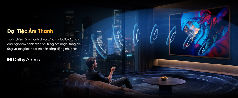 Dolby Atmos mang không gian điện ảnh đến ngôi nhà bạn
