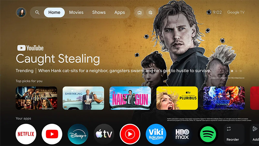 Google TV Tivi TCL QD-Mini LED 4K 98 Inch 98A400M