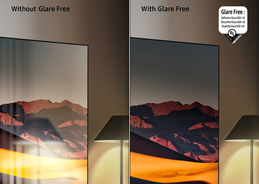 Màn hình chống chói Glare Free Tivi Samsung Micro RGB 4K 75 Inch MRA75R95HX