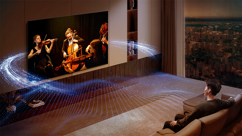 Hệ thống âm thanh Hi-Fi ONKYO 2.0 Tivi TCL QD-Mini LED 4K 75 Inch 75A400M