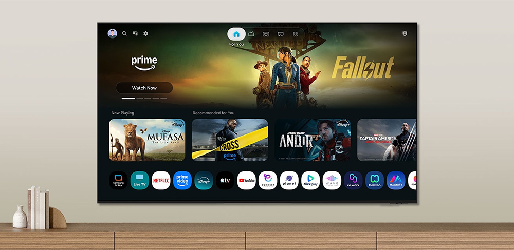 Hệ điều hành One UI Tizen Tivi Samsung 4K 43 Inch UA43U8500H