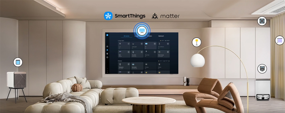 Ứng dụng SmartThings Tivi Samsung 4K 85 Inch UA85U8500F