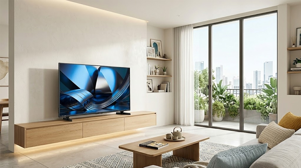 Thiết kế tinh giản Tivi Hisense ULED MiniLED 4K 65 Inch 65U6S