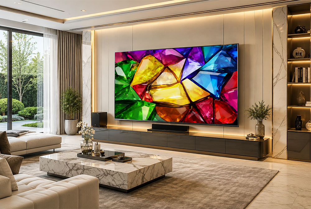 Thiết kế sang trọng Tivi LG Micro RGB 4K 86 Inch 86MRGB86BSA