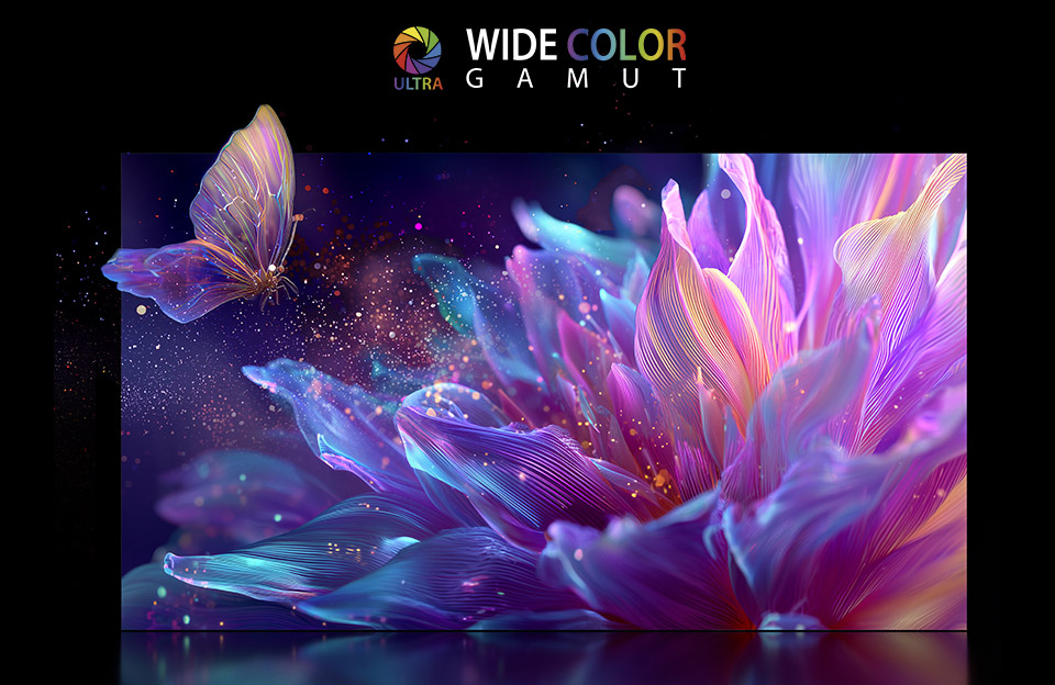 Dải màu rộng, tái hiện sắc thái tự nhiên với Ultra Wide Color Gamut