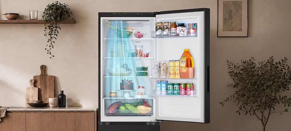 Công nghệ Door Cooling làm lạnh từ cánh tủ LG B33BG
