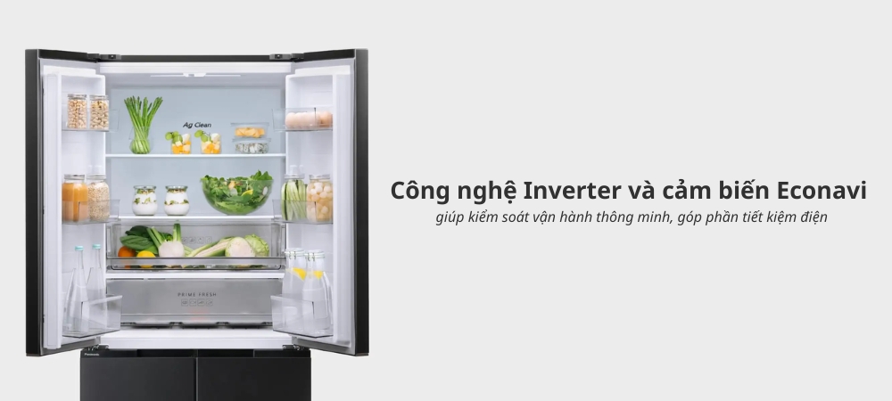 Công nghệ Inverter và Econavi tối ưu khả năng vận hành thông minh