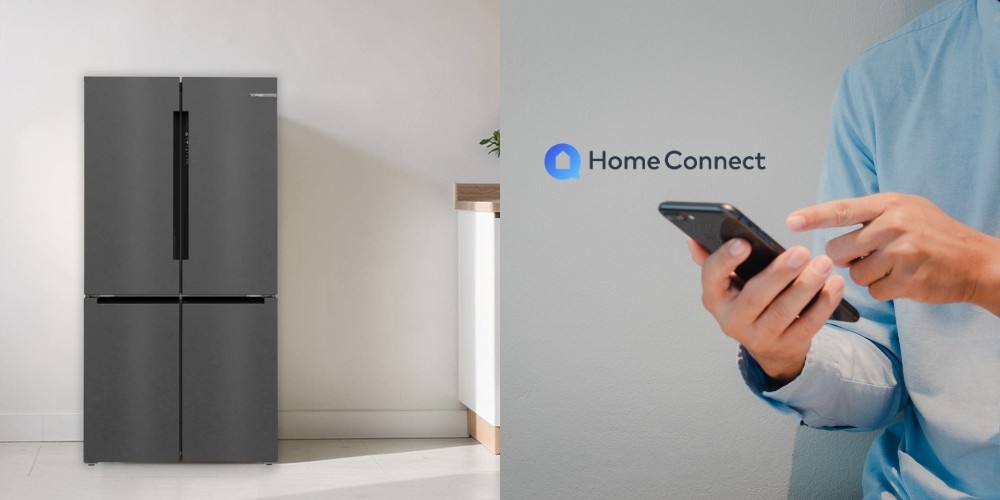 Điều khiển tủ lạnh KFN96AXEA từ xa tiện lợi qua ứng dụng Home Connect