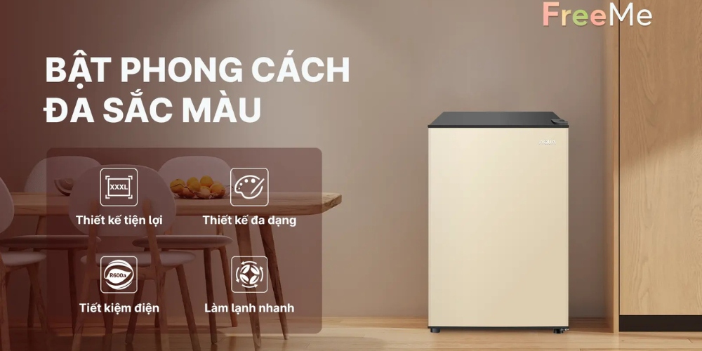 Lựa chọn tủ lạnh mini thương hiệu Aqua uy tín, bền bỉ