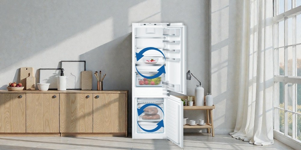 Tủ Lạnh Bosch KIN86AF30O Series 6 tích hợp 2 hệ thống làm lạnh