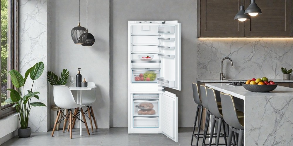Tủ Lạnh Bosch KIN86AF30O thiết kế âm tường, ngăn đông dưới hiện đại