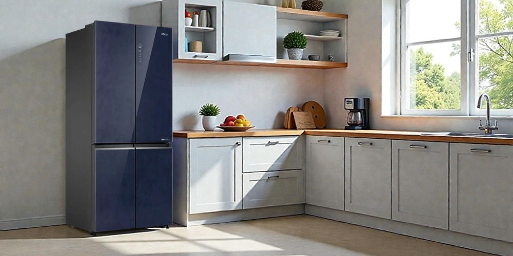 Tủ Lạnh Inverter 522 Lít AQR-MA600XA(KGL)U1 điểm nhấn hiện đại cho không gian bếp