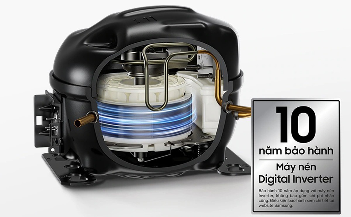 Tủ Lạnh Inverter RT31CB56248ASV tiết kiệm điện năng, vận hành bền bỉ