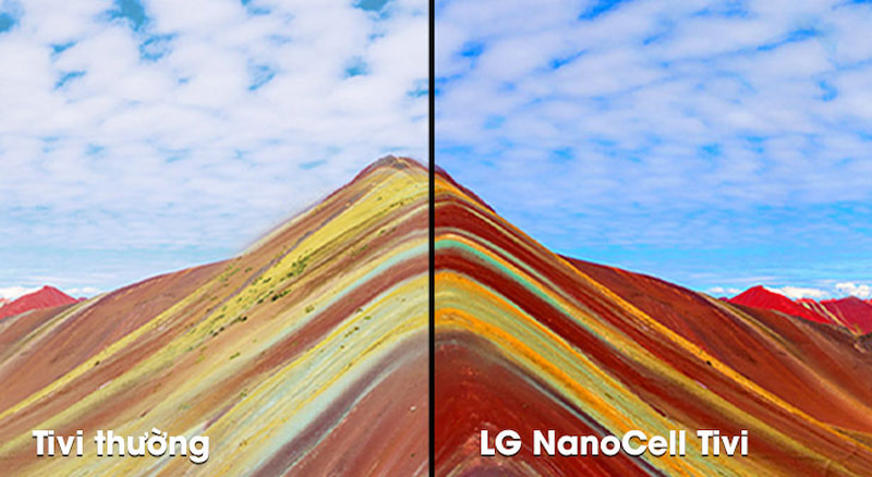 Công nghệ NanoCell cho mọi sắc màu chân thực