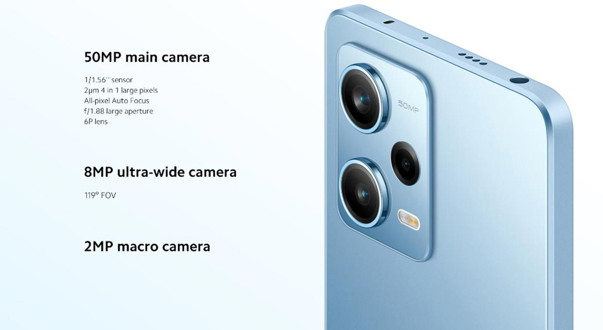 Redmi Note 12 Pro 5G được nâng cấp camera ấn tượng