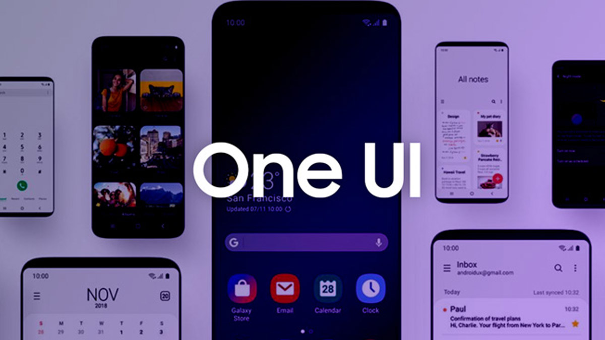 Giao diện One UI của điện thoại Samsung