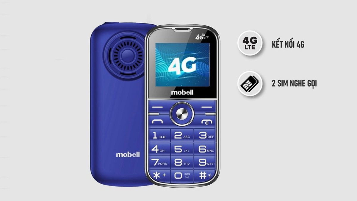 Kết nối 4G VoLTE của Mobell F209 giúp thu sóng tốt hơn