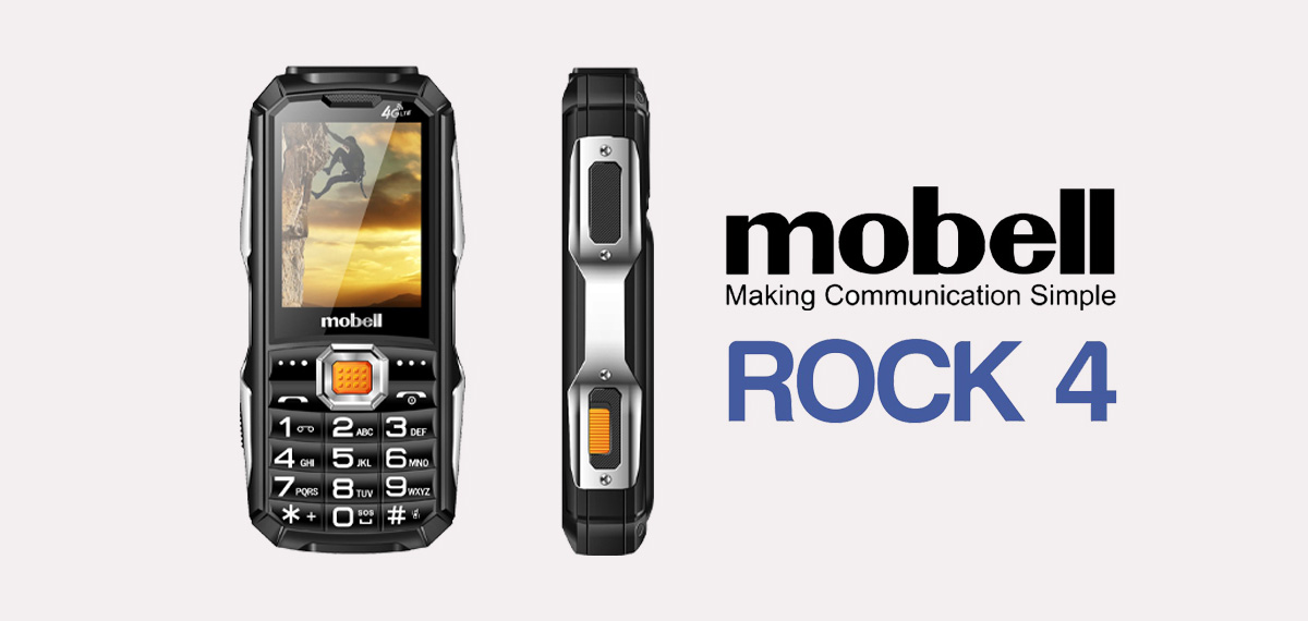 Mobell Rock 4 4G sở hữu viên pin có dung lượng lớn