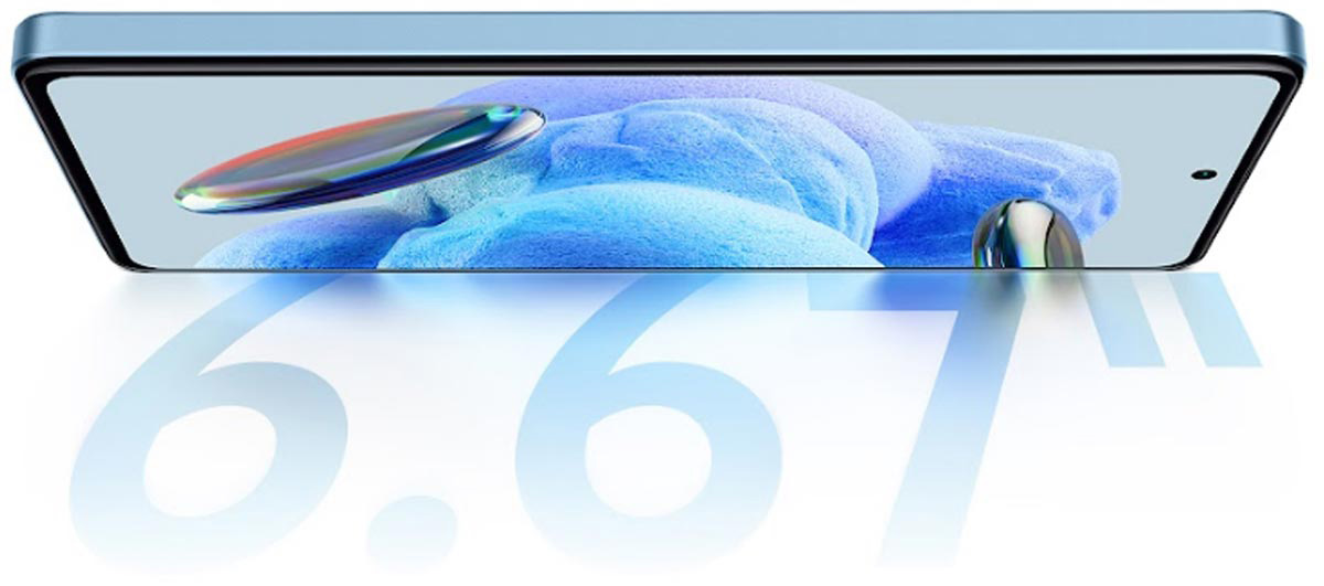 Redmi Note 12 Pro 5G có kích thước màn hình lớn