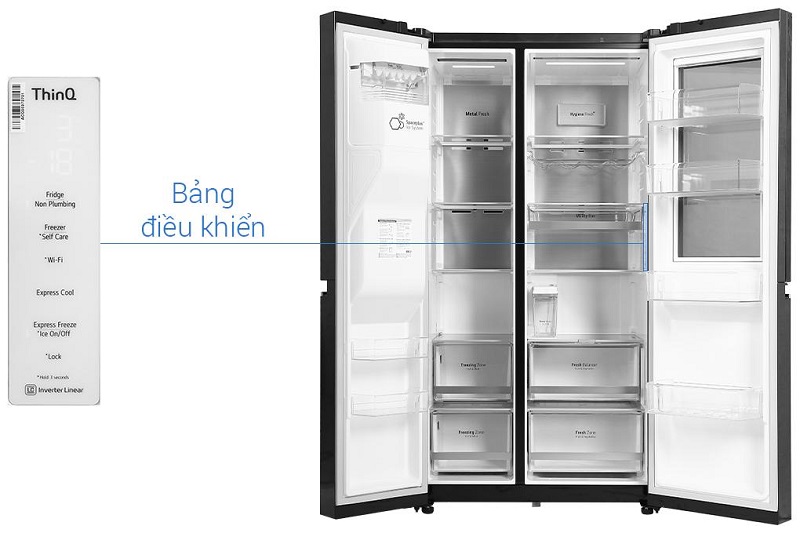 Người dùng có thể điều khiển tủ lạnh bằng điện thoại thông minh
