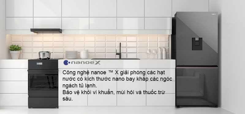 Tủ lạnh Panasonic Inverter 322 lít NR-BC360QKVN chính hãng giá kho tại Tín  Phát