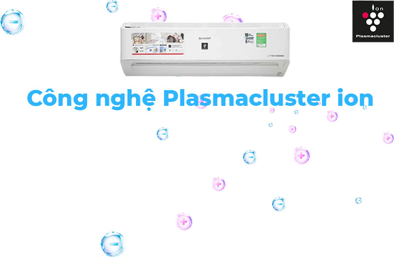 Công nghệ Plasmacluster Ion lọc sạch không khí