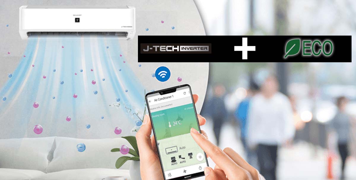 J-Tech Inverter kết hợp cùng Eco - Tiết kiệm điện vượt trội