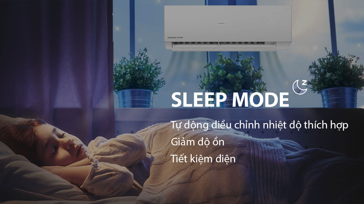 Ngủ ngon và sâu hơn với công nghệ Sleep Mode