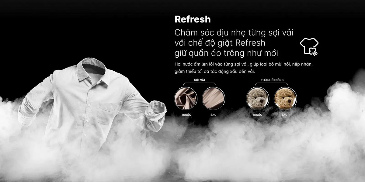 Refresh - Làm mới quần áo bằng hơi nước