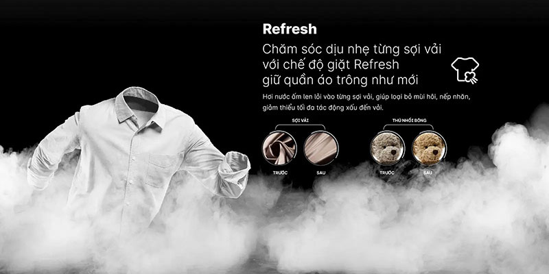 Refresh - Làm mới quần áo bằng hơi nước
