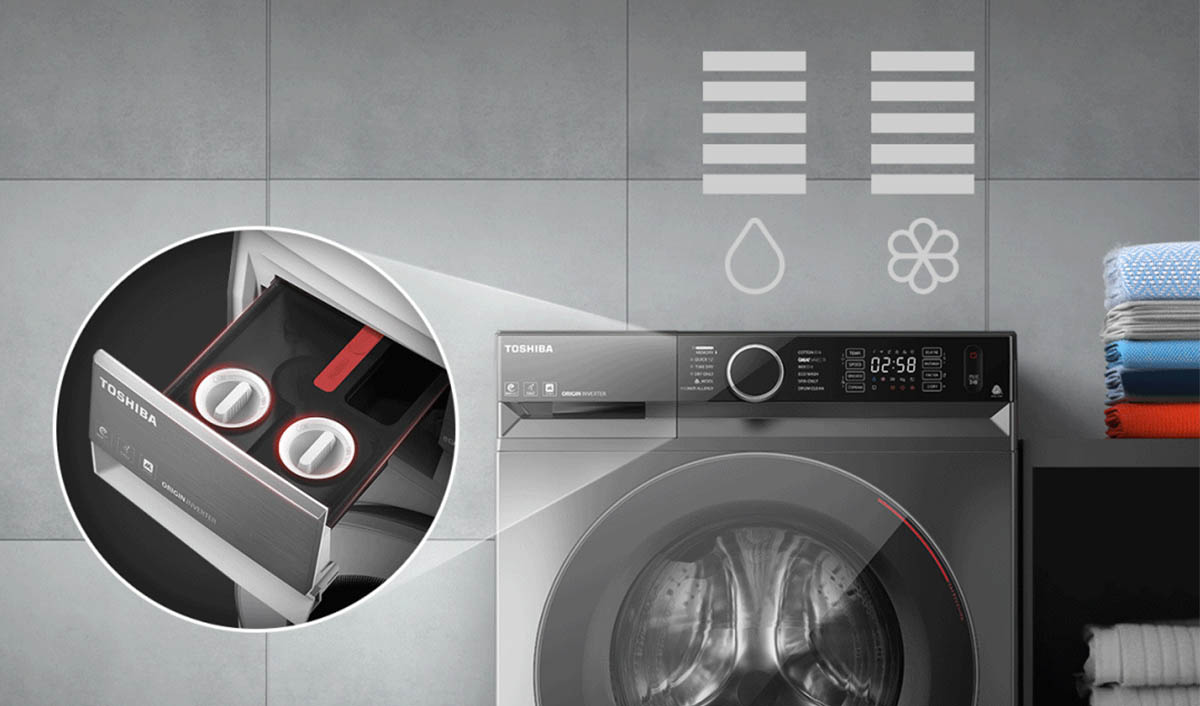 SenseDose - Tự động phân bổ nước giặt thông minh