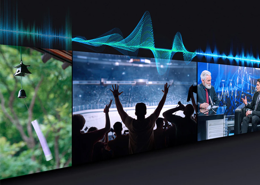 Công nghệ Adaptive Sound+ Tivi Samsung Mini LED 4K 100 Inch UA100M90HK