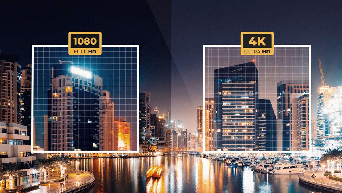 Chất lượng hình ảnh sắc nét với độ phân giải Ultra HD 4K