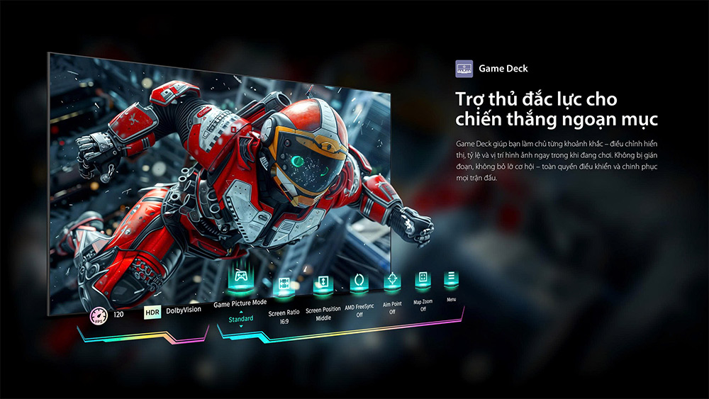 Game Deck Tivi Mini LED Toshiba AI 4K 100 Inch 100Z670SP
