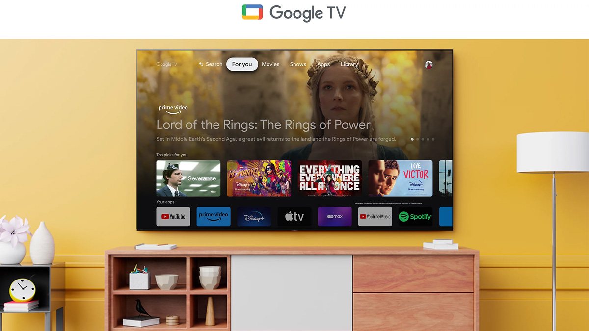 Google TV cung cấp kho tài nguyên giải trí đa dạng