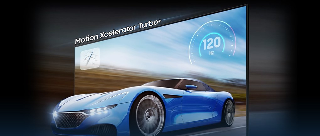 Motion Xcelerator Turbo+ hiển thị chuyển động nhanh rõ nét và mượt mà