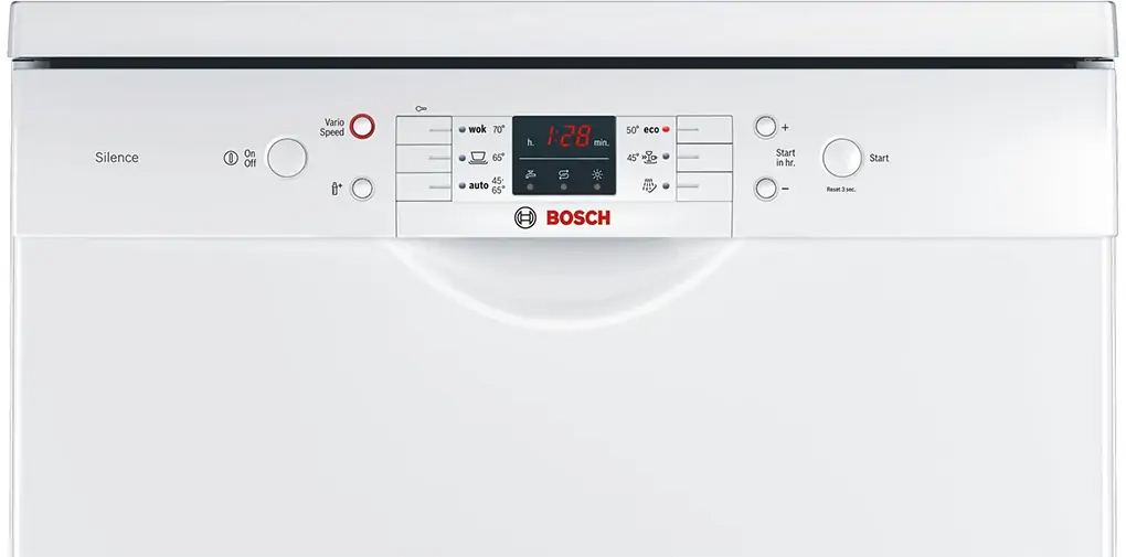 Bảng điều khiển của máy rửa chén Bosch SMS63L02EA 12 bộ Series 6 