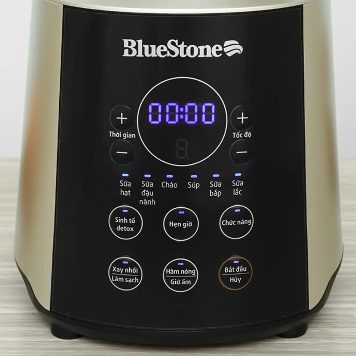Bảng điều khiển của máy xay nấu đa năng Bluestone BLB-6033