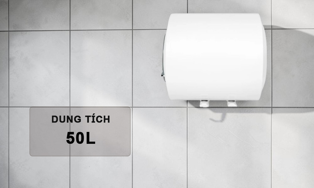 Bình đun nước nóng có dự trữ Ferroli Aqua 50L SEH_ELCB có dung tích lớn
