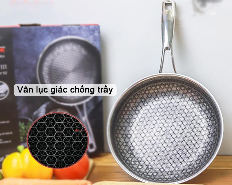 Chảo Noon Song Kims Cook có vân lục giác chống trầy