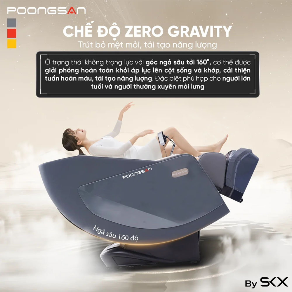 Poongsan MCP-306 tích hợp chế độ không trọng lực Zero Gravity