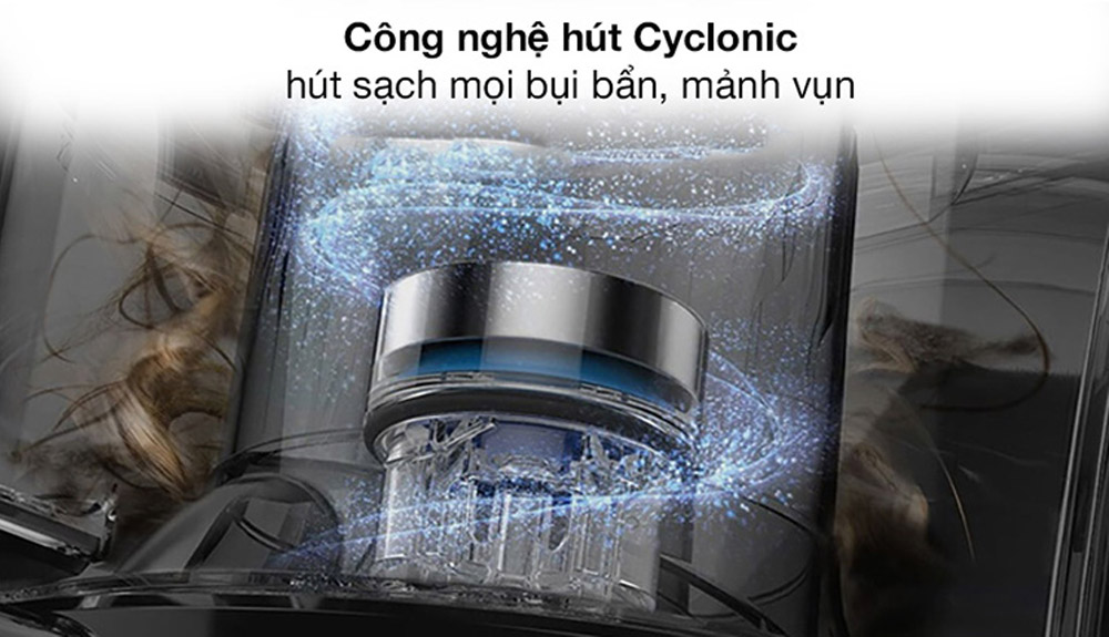 Công nghệ hút Cyclonic của Máy Hút Bụi Shimono SVC1017