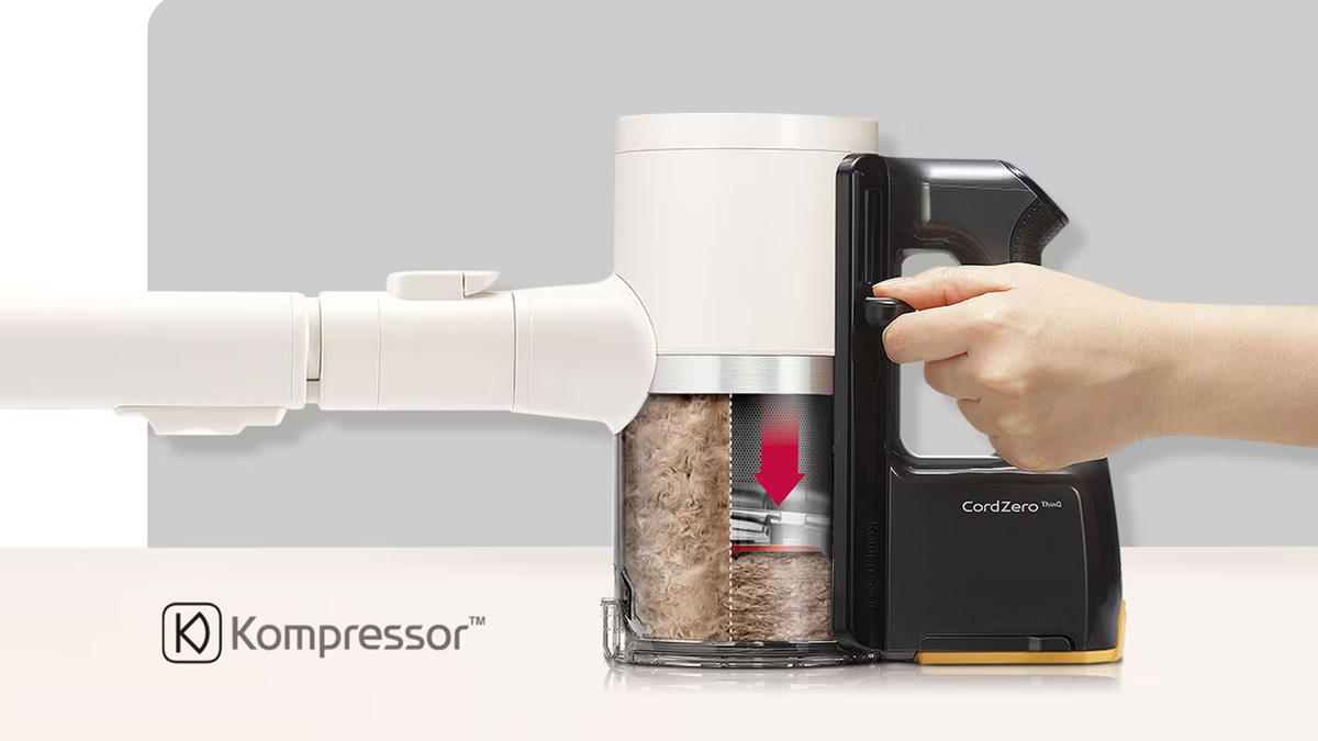 Công nghệ Kompressor™ của Máy Hút Bụi LG A9T-ULTRA