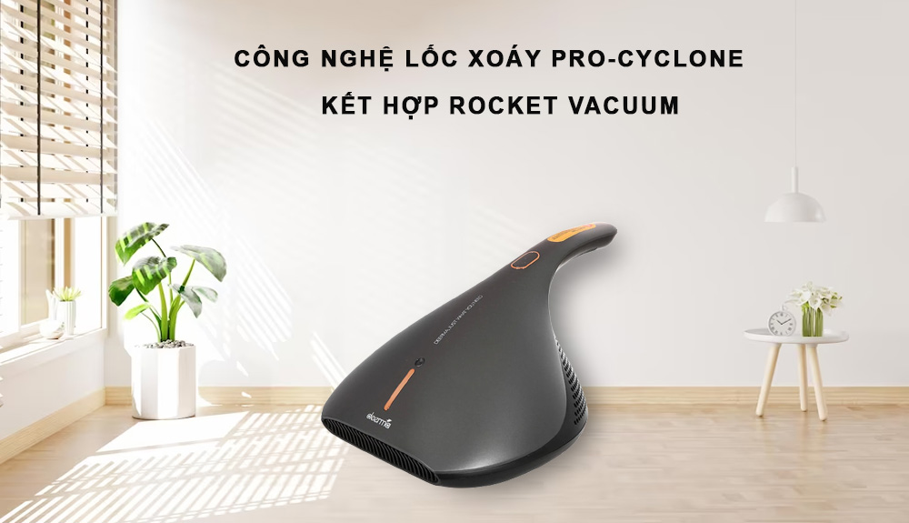 Deerma EX919 đợc trang bị công nghệ lốc xoáy hiện đại