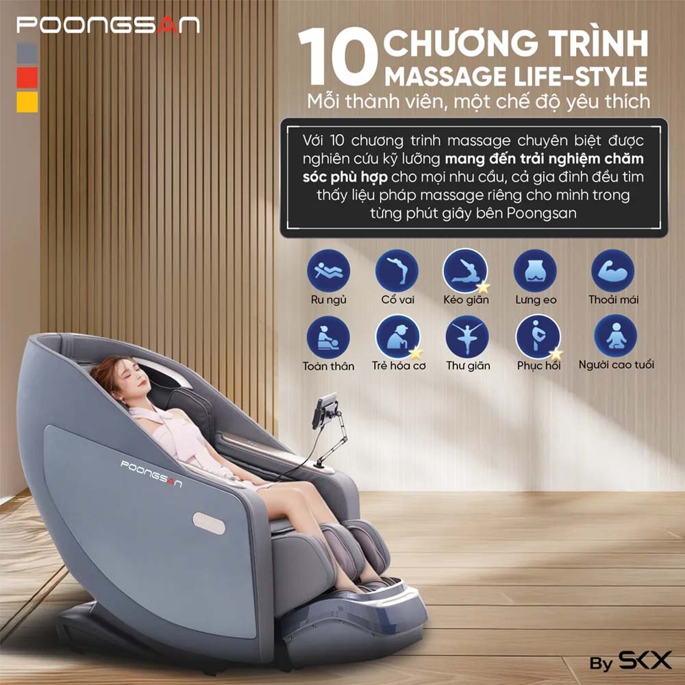 10 chương trình massage Lifestyle phù hợp các thành viên gia đình