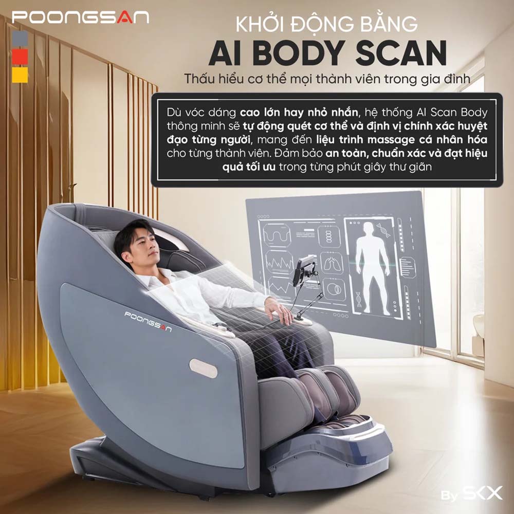 Công nghệ AI Body Scan giúp cá nhân hóa trải nghiệm massage
