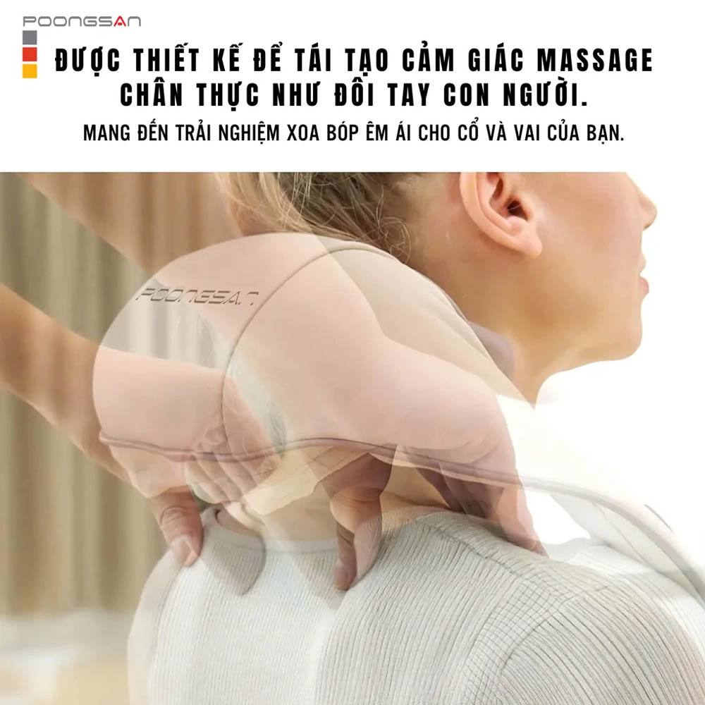 Công nghệ massage 4D mô phỏng bàn tay chuyên gia