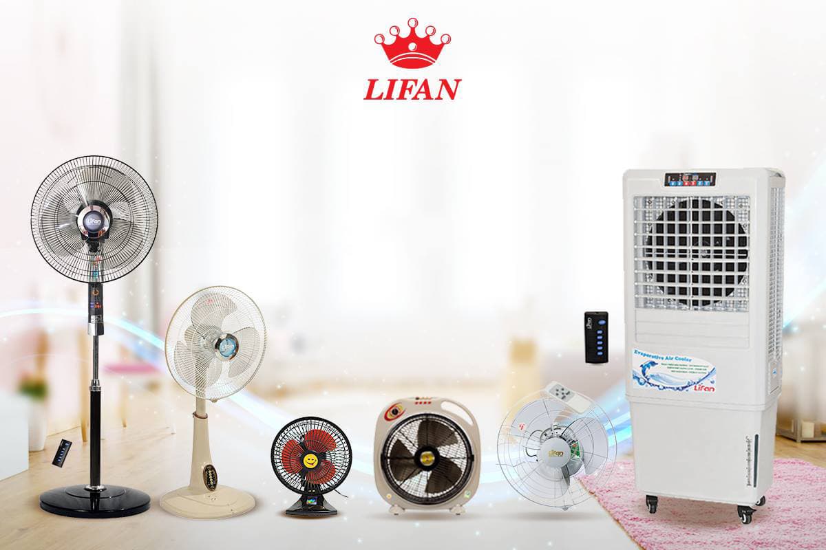 Lifan cung cấp đa dạng các dòng quạt