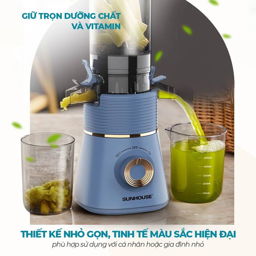 Máy Ép Chậm Sunhouse SHD5518 phù hợp với mọi căn bếp